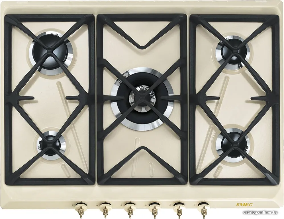 Газовая варочная панель Smeg SRV876POGH