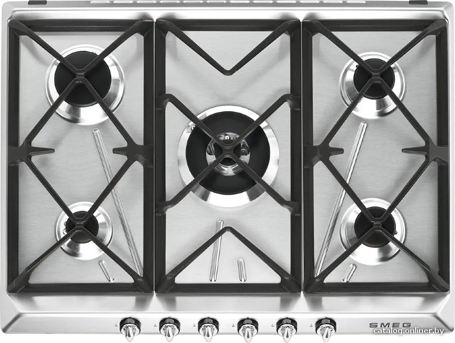 Газовая варочная панель Smeg SR975XGH